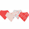 Karids Baby Bandana Bibs, 4-Pack Set 100% Organic Cotton, Soft and Absorbent Boys and Girls