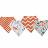 Karids Baby Bandana Bibs, 4-Pack Set 100% Organic Cotton, Soft and Absorbent Boys and Girls