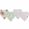 Karids Baby Bandana Bibs, 4-Pack Set 100% Organic Cotton, Soft and Absorbent Boys and Girls