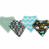 Karids Baby Bandana Bibs, 4-Pack Set 100% Organic Cotton, Soft and Absorbent Boys and Girls