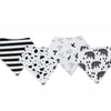 Karids Baby Bandana Bibs, 4-Pack Set 100% Organic Cotton, Soft and Absorbent Boys and Girls