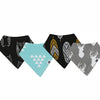 Karids Baby Bandana Bibs, 4-Pack Set 100% Organic Cotton, Soft and Absorbent Boys and Girls