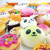 Random 40 pcs Jumbo Medium Mini Soft Squishy Cake/Panda/Bread/Buns