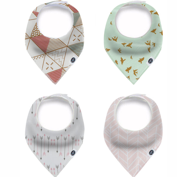 8-Pack Organic Bandana Bibs (Boy)