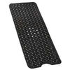 Bathtub Mat Non Slip – 100 x 40 CM Non Slip Bath Mat – Easy Clean Non Slip Shower Mats – Sturdy Suction Cup Attaching – Comfortable for Feet – Draining Holes – Modern Design (Black)