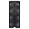 Bathtub Mat Non Slip – 100 x 40 CM Non Slip Bath Mat – Easy Clean Non Slip Shower Mats – Sturdy Suction Cup Attaching – Comfortable for Feet – Draining Holes – Modern Design (Black)