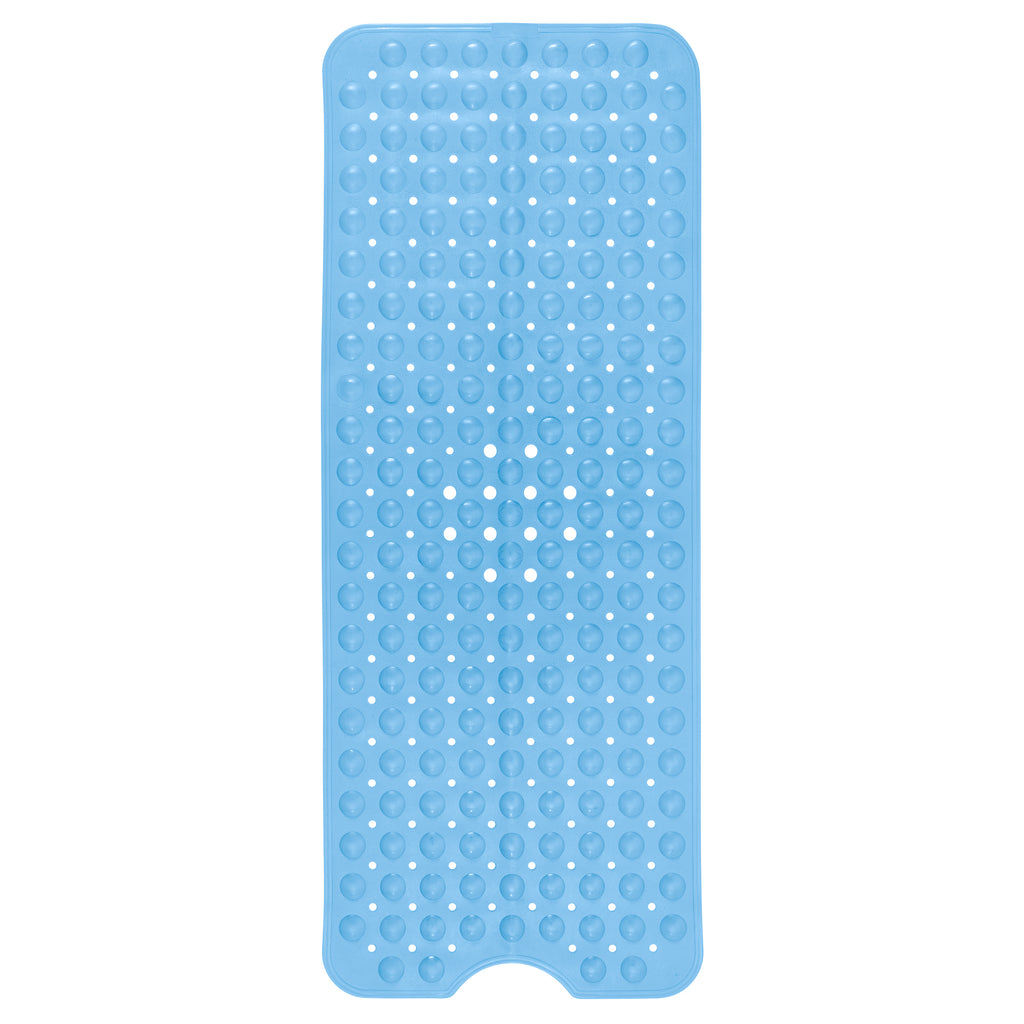 Theracare Non-Slip Bath Mat | 15 x 27 inch, Blue