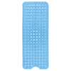 Bathtub Mat Non Slip – 100 x 40 CM Non Slip Bath Mat – Easy Clean Non Slip Shower Mats – Sturdy Suction Cup Attaching – Comfortable for Feet – Draining Holes – Modern Design (Blue)