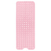 Bathtub Mat Non Slip – 100 x 40 CM Non Slip Bath Mat – Easy Clean Non Slip Shower Mats – Sturdy Suction Cup Attaching – Comfortable for Feet – Draining Holes – Modern Design (Pink)