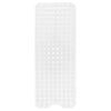 Bathtub Mat Non Slip – 100 x 40 CM Non Slip Bath Mat – Easy Clean Non Slip Shower Mats – Sturdy Suction Cup Attaching – Comfortable for Feet – Draining Holes – Modern Design (White)