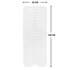 Bathtub Mat Non Slip – 100 x 40 CM Non Slip Bath Mat – Easy Clean Non Slip Shower Mats – Sturdy Suction Cup Attaching – Comfortable for Feet – Draining Holes – Modern Design (White)